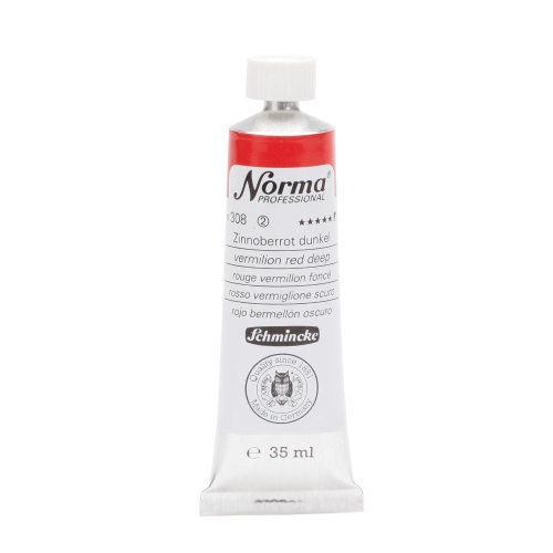 Norma oil color 35 ml, vermilion dark (g.p. 1L= 315,71€)